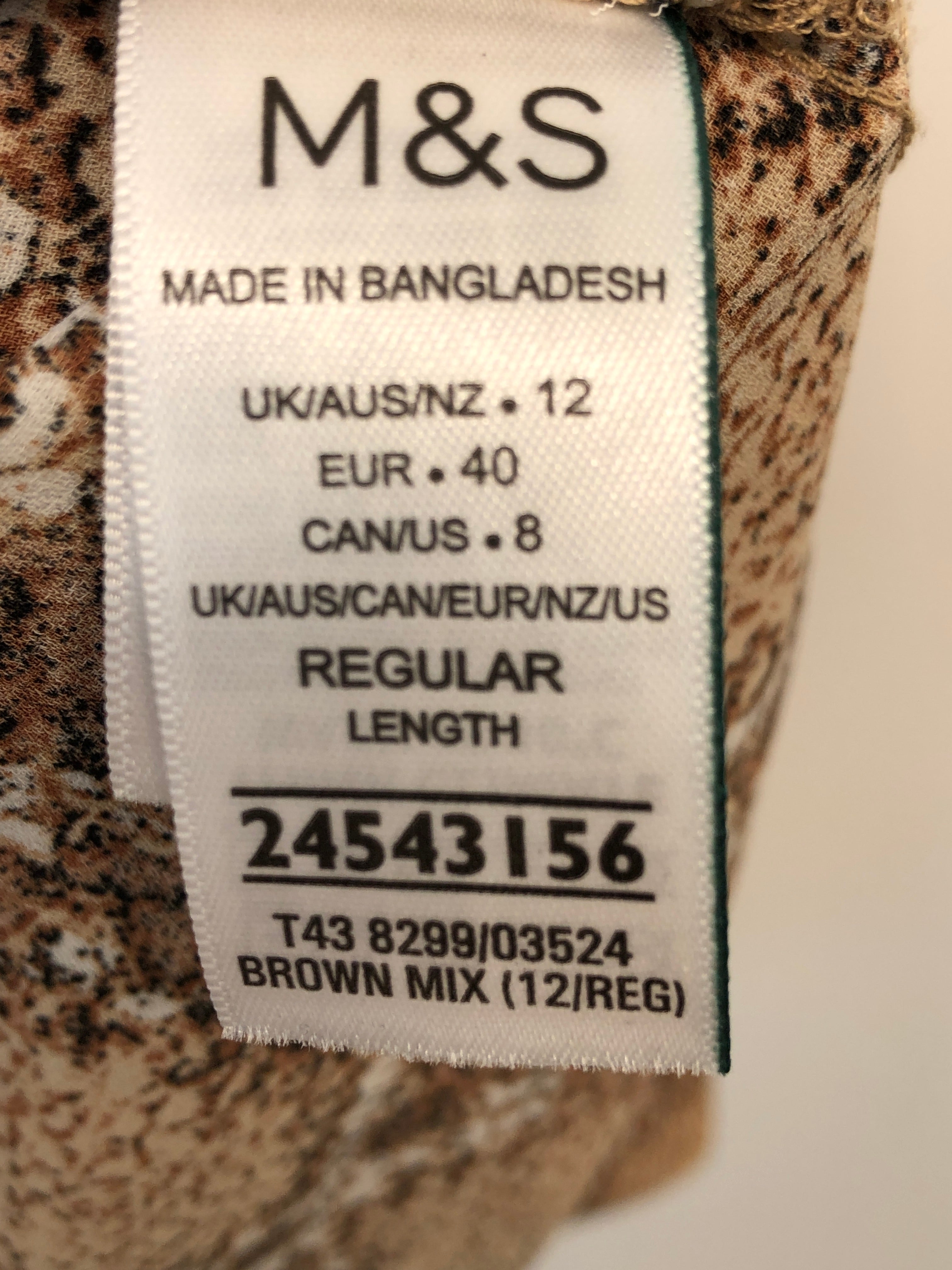 M&S Skjorte